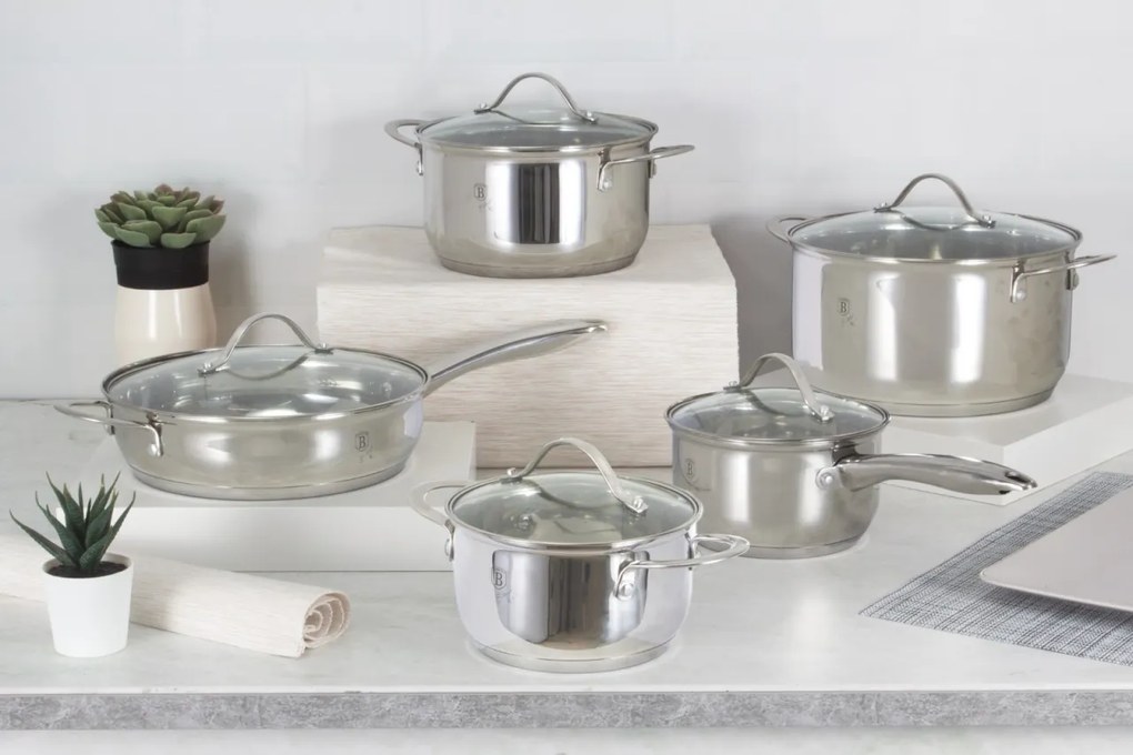 Set oale inox 10 piese Silver Jewellery Berlinger Haus BH 6660