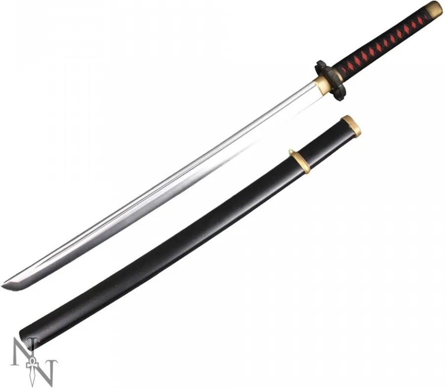 Jucarie - Sabie Katana cu maner negru 99 cm