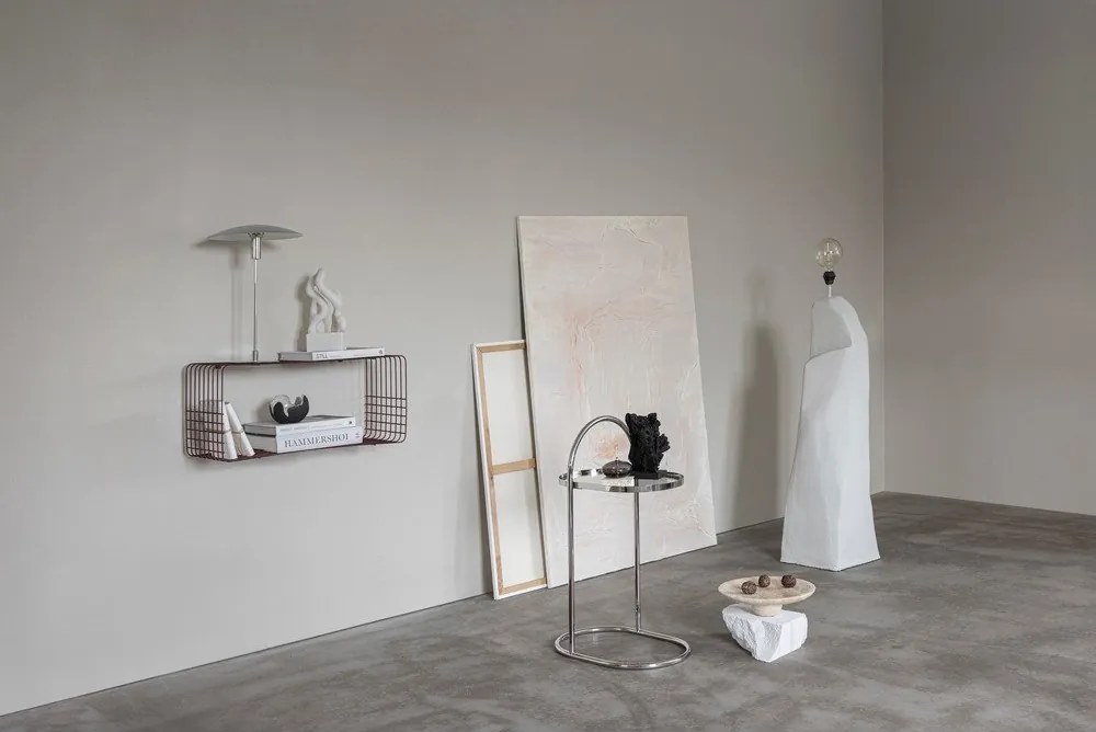 Raft burgundy etajat din metal 70 cm Wire – Mette Ditmer Denmark