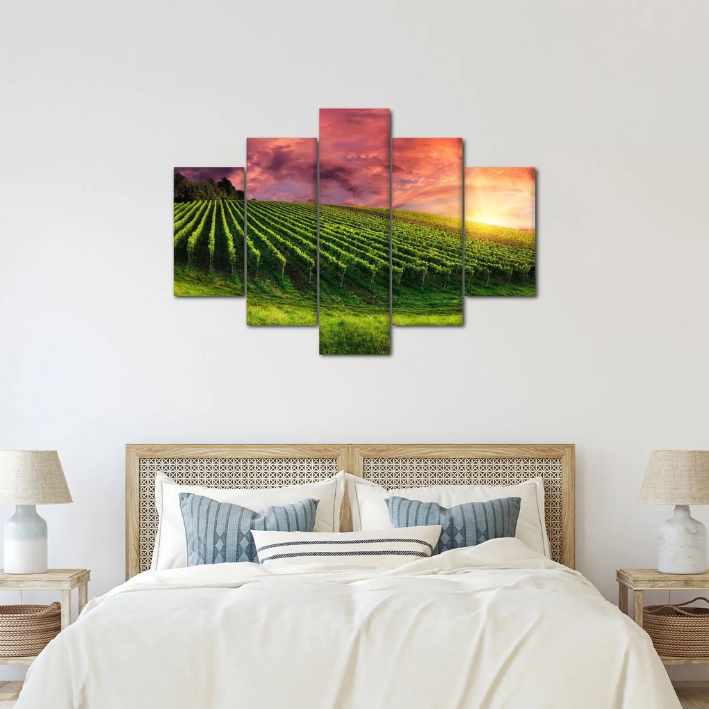 Tablou cu vie cu cerul color (150x105 cm)