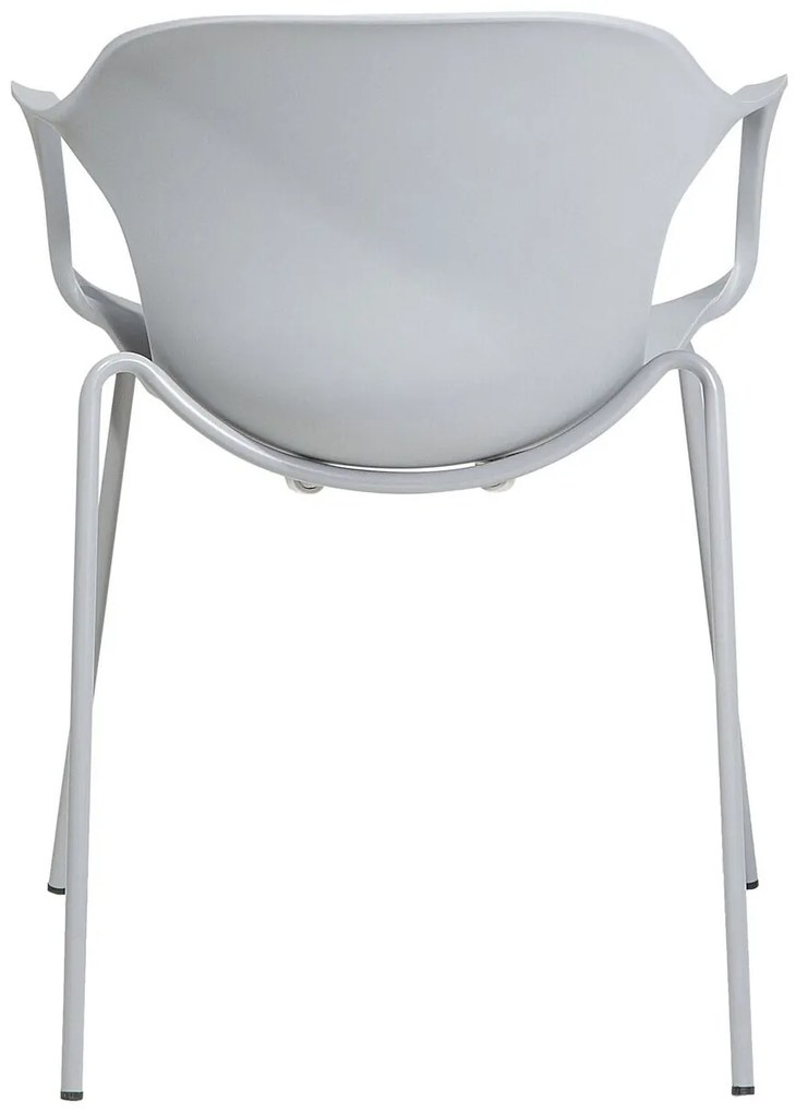 Set 2 buc. scaune pentru sufragerie Elbasan (gri deschis). 1009838