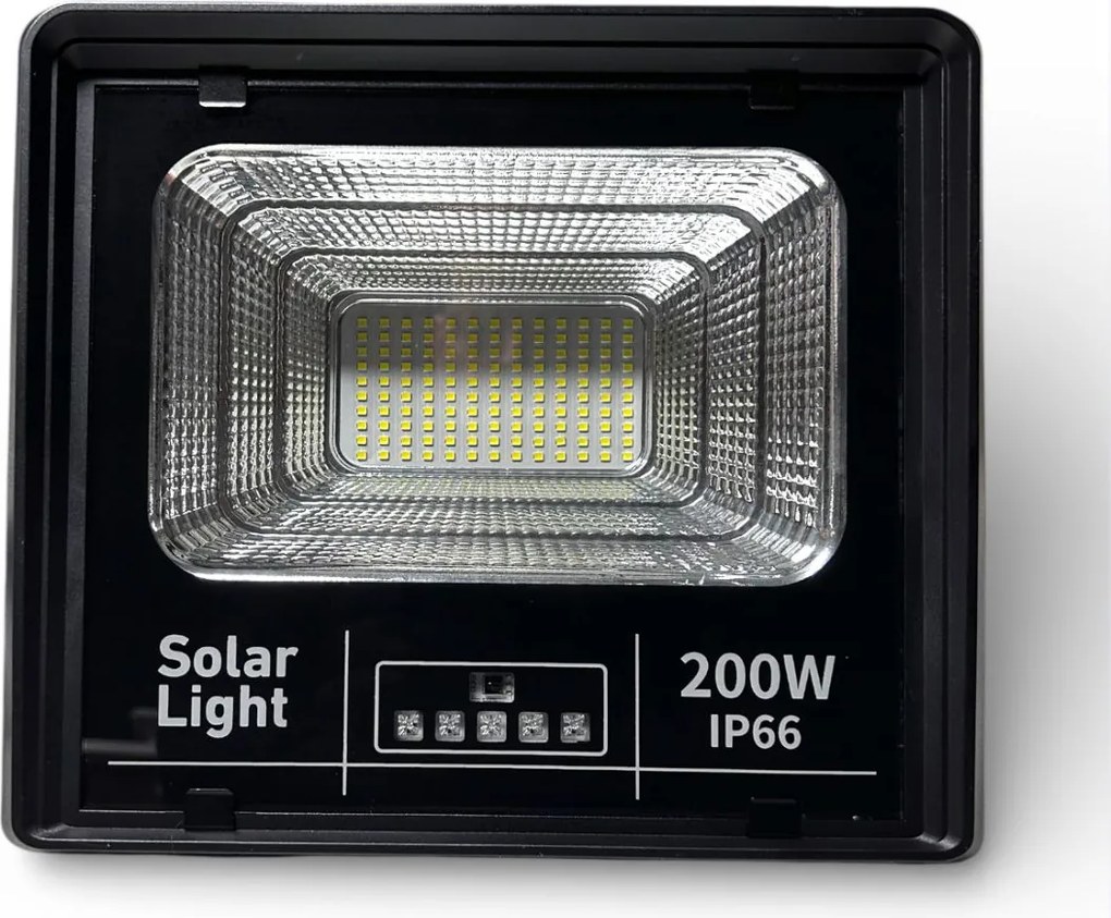 Proiector Solar 200w IP 66 cu panou solar