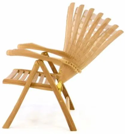 Scaun extensibil din lemn DIVERO - lemn de teak