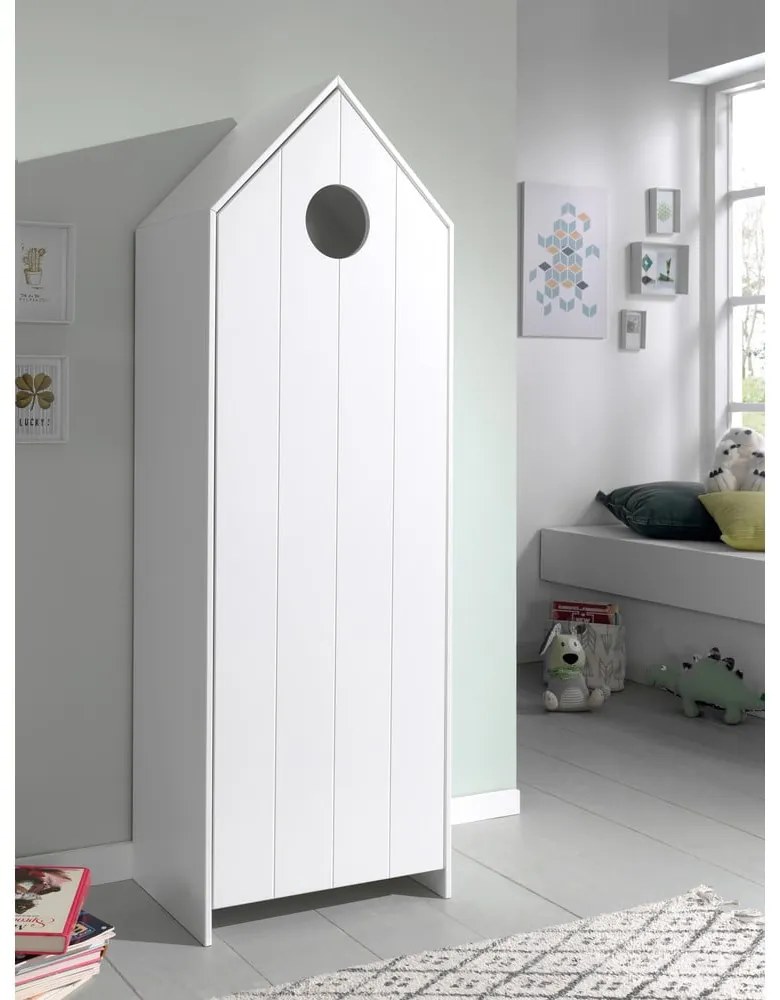 Șifonier de copii alb deschis 173x171,5 cm CASAMI – Vipack