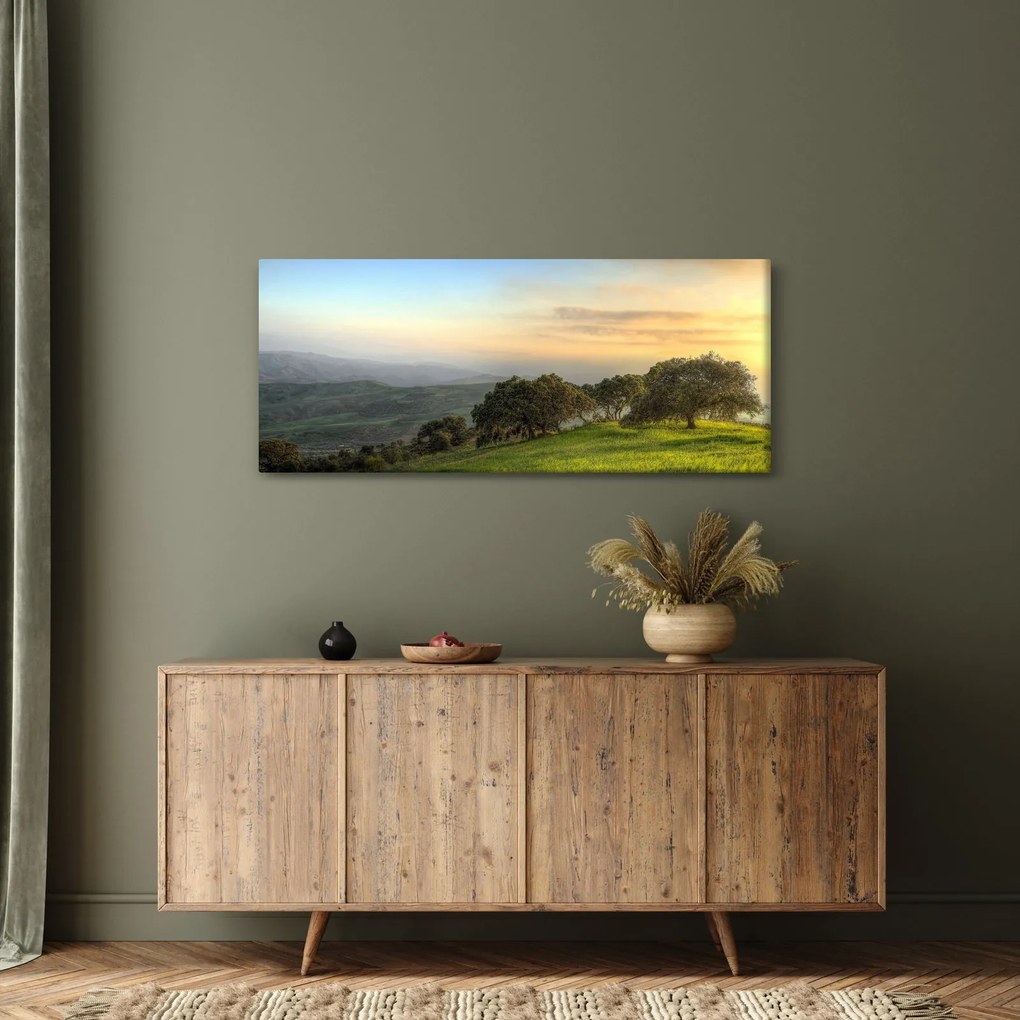 Tablou - Privire de pe deal (120x50 cm)