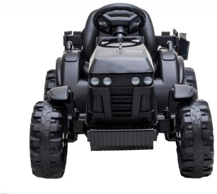 Tractor Electric XXL cu acumulator pentru copii NOVOKIDS™ Super Tytan Farmer , Cu remorca, Melodii si USB , 3-8 ani , Baterie12V, 2 Viteze, lungime