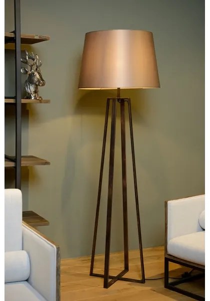 Lucide 31798/81/97 - Lampadar COFFEE 1xE27/60W/230V maro