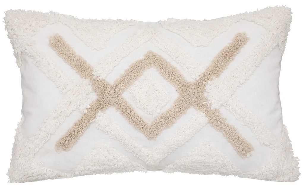 Husa de perna de culoare ivoire IVORY 30x50 cm