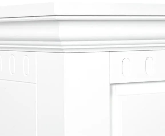 Bufet Saint Tropez, 3 Usi si 3 Sertare, Alb, 173.8 Cm