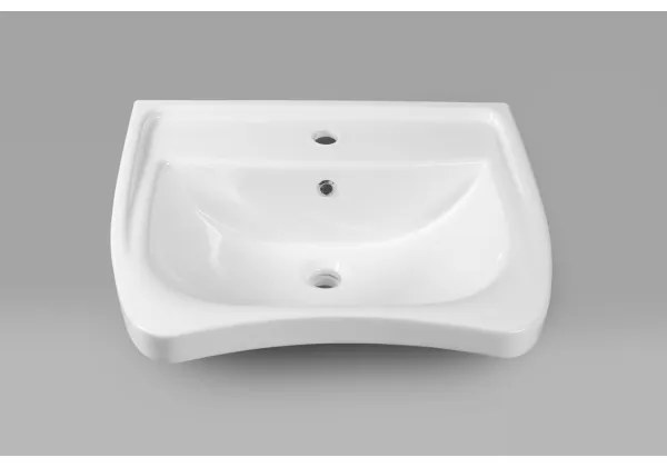 Sapho - Chiuvetă suspendată pentru persoane cu dizabilități DISABLED 60x55 cm ceramică/albă