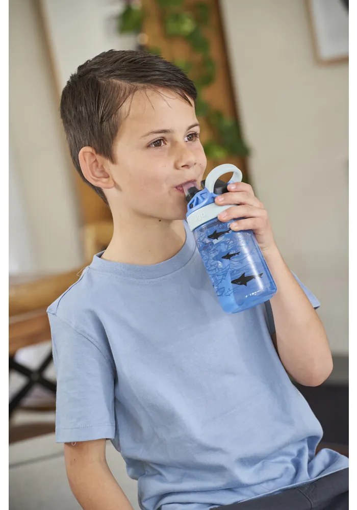 Sticlă pentru copii Contigo Easy Clean 420 ml Blue Sharks
