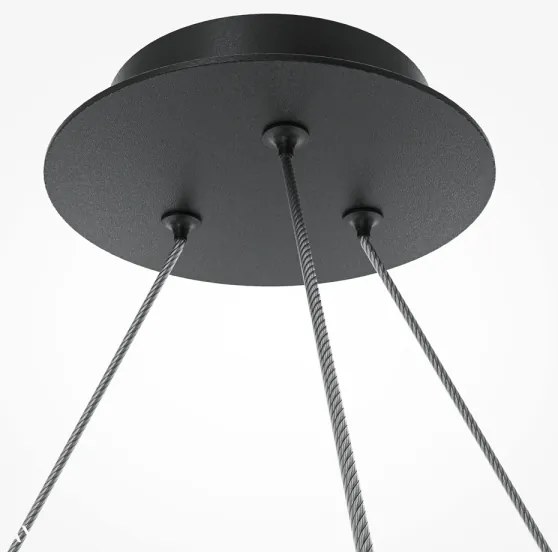 Lustră pe cablu Maytoni MOD317PL-06B BALANCE 6xG9/40W/230V negru