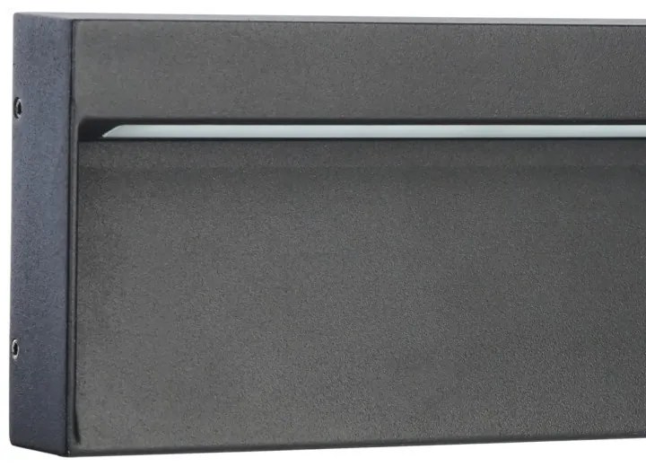 Aplica LED perete exterior ambientala IP65 KAMAL antracit 8W 4000K