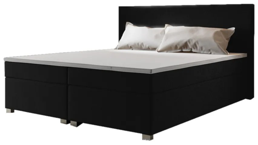 Expedo Pat Boxspring ISLAND + somieră + saltea + topper, 140x200, Cosmic 100