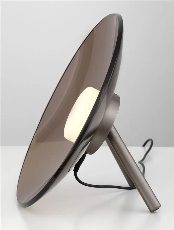 Lampa LED design ambiental Esti maro inchis