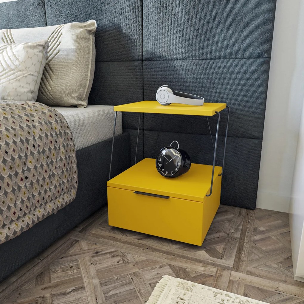 Măsuță de noptieră Tekoba Yellow