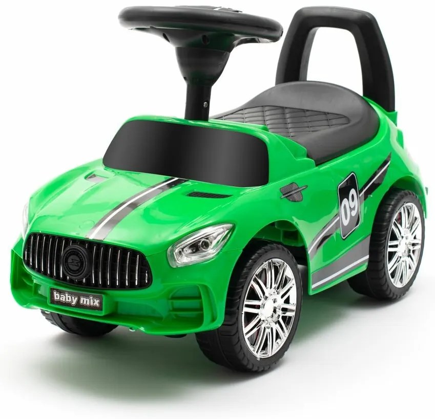 Mașinuță Baby Mix pentru copii cu sunet Racer, verde
