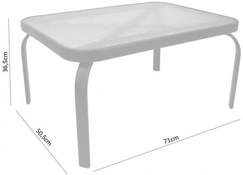 Set mobilier de grădină Bissi (gri) (pentru 4 persoane). 1096315
