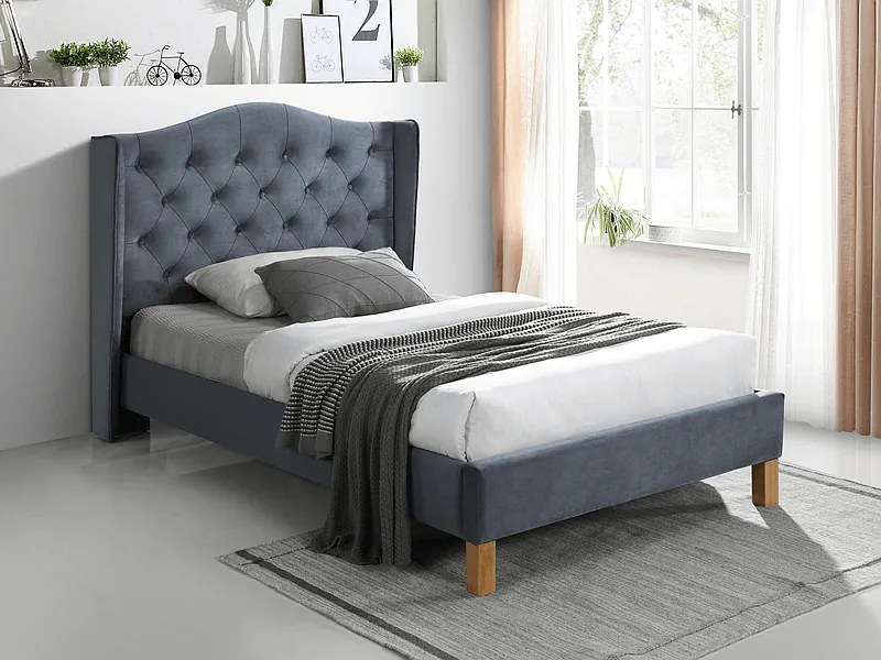 Pat tapitat Aspenti Velvet 120x200 Gri Bluvel14