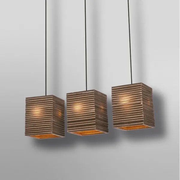 Lustră pe cablu Ledvance DECOR CARDBOARD 3xE27/15W/230V