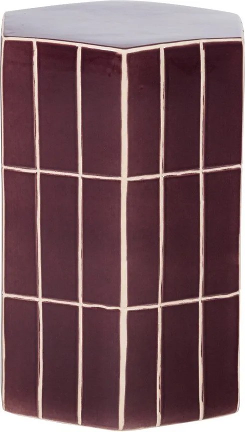 Măsuță auxiliară din ceramică 26x30 cm Plu – WOOOD