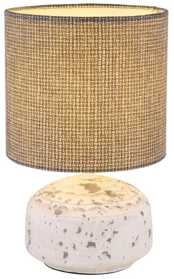 Lampă de masă IGA 1xE14/40W/230V gri/ceramică Globo 21624