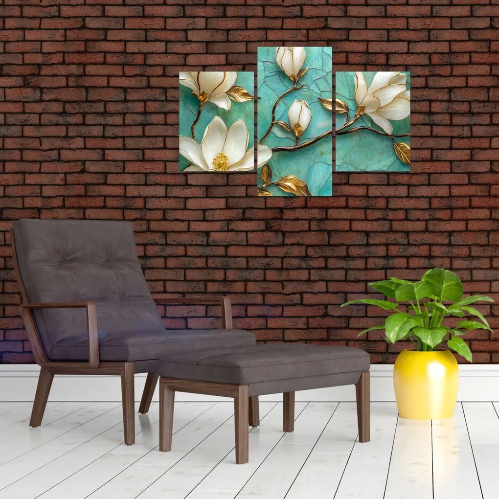 Tablou - Magnolii 3D (90x60 cm)