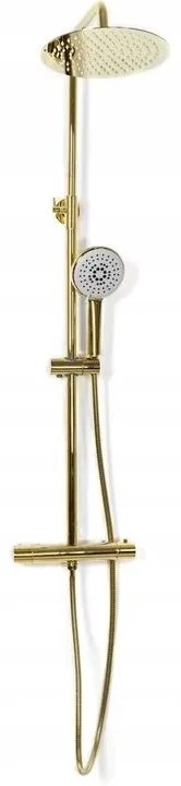 Baterie pentru dus Vincent gold reglabila – H 123,5 cm
