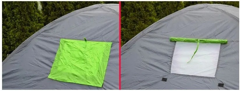 Cort turistic pentru 4 persoane 450x210x150cm Family Trip