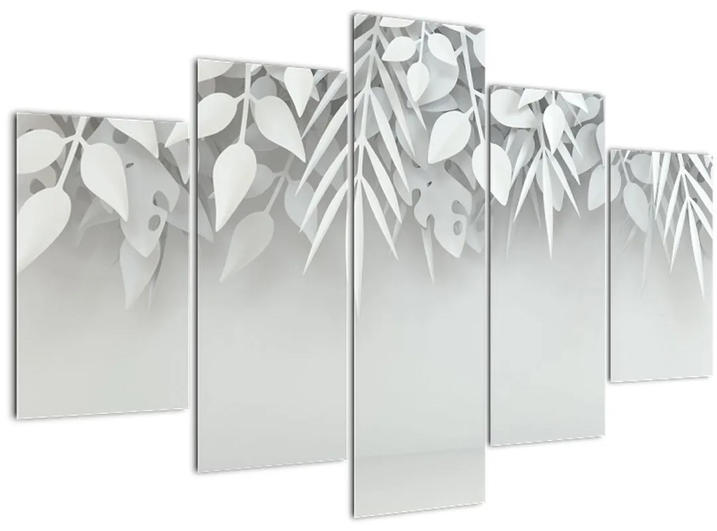 Tablou - Frunze de plasitic (150x105 cm)