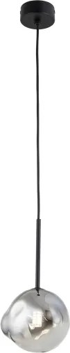 Brilagi - Lustră suspendată pe cablu VULCANO 1xG9/8W/230V Ø 15 cm negru/fumuriu