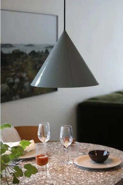 Markslöjd 109162 - Lustră suspendată pe cablu TIP 1xE27/60W/230V, diam. 37,5 cm, gri