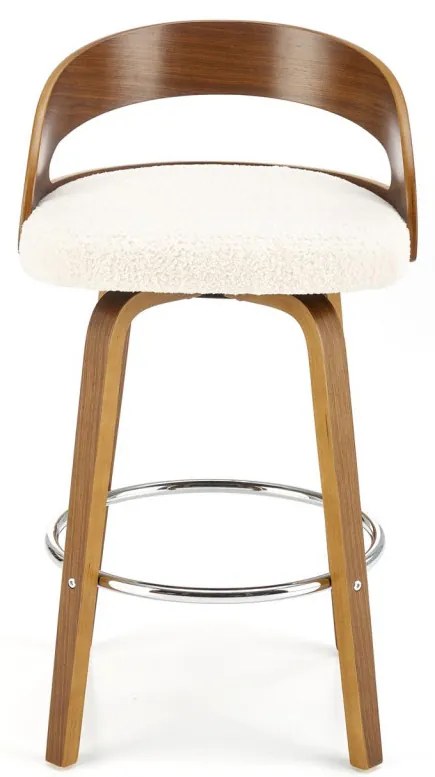 Scaun de bar H110 crem/nuc