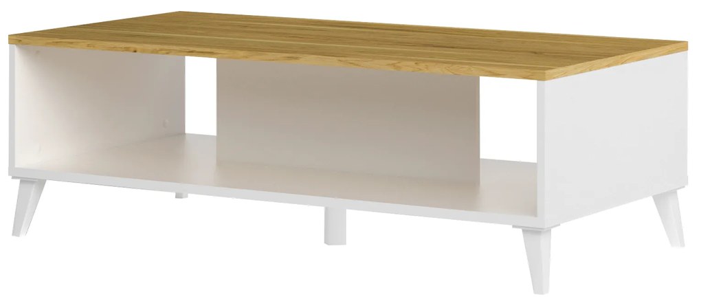 Masă de cafea Barilus 41 (nuc american byant + alb). 1068105