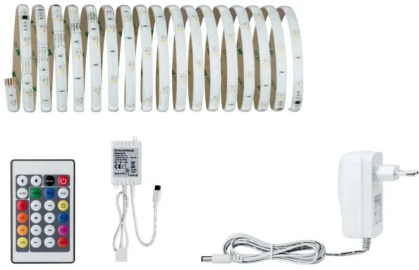 Paulmann 70697 - Bandă LED RGBW 10,5W reglabilă DIGITAL 4,8m 230V + DO