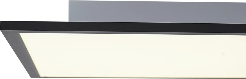 Panou LED negru pătrat cu LED inclus, cu dimmer în 3 trepte - Reeves