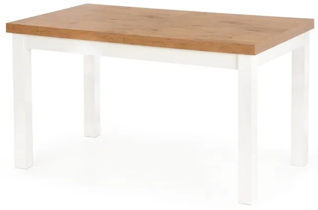Masa extensibila Tiago lancelot/alb - L 140-220 x l 80 x h 76 cm