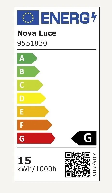 Spot LED aplicat SPECTRE 15W negru/alama