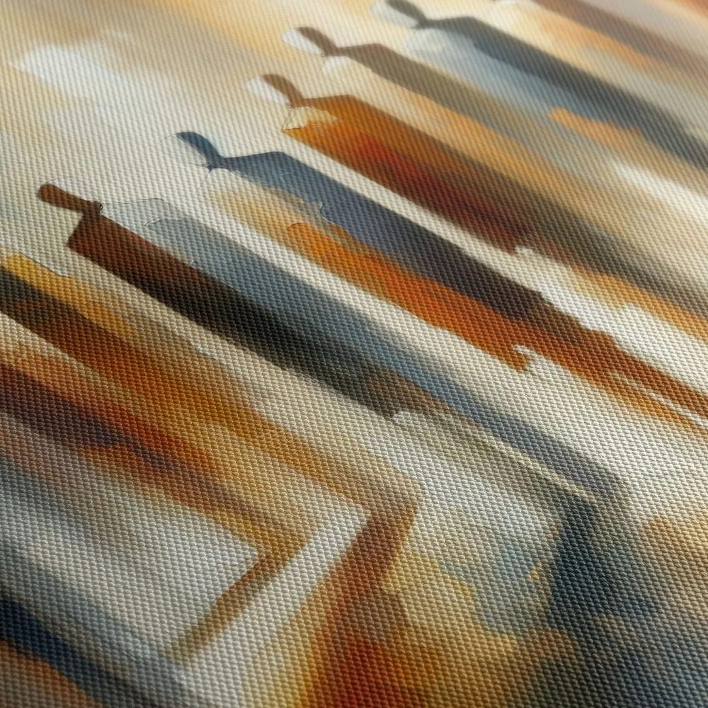 Tablou figuri abstracte în lumină
