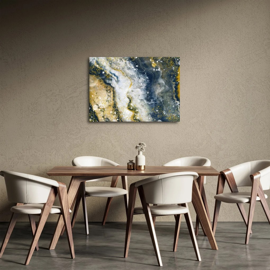 Tablou - Abstract auriu (70x50 cm)
