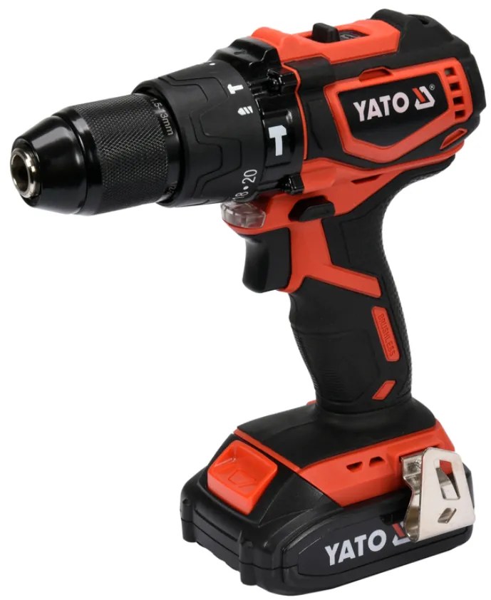 Mașina de găurit și înșurubat cu acumulator fără carbon 18V YT-82796