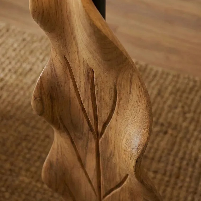 Lampadar, Lampa de podea din lemn LEAF 130cm