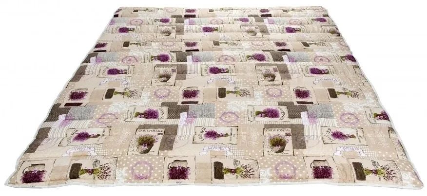 Pilota de Vara Alcam Lavanda, Microfibra Matlasata, 200x220 cm