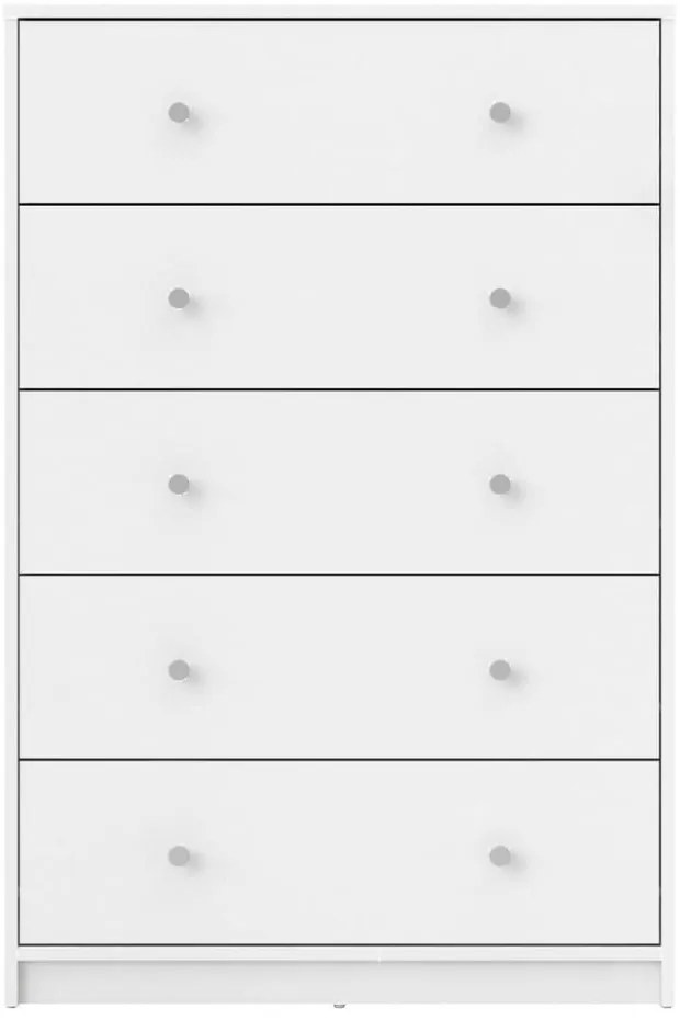 Comodă albă 72x108x30 cm May – Tvilum