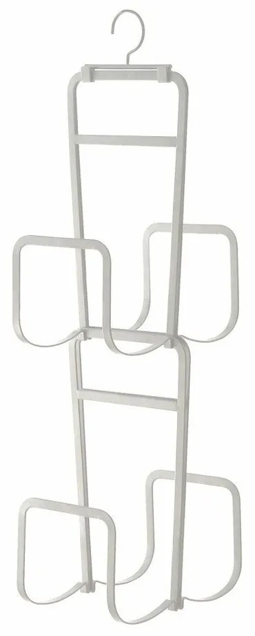 Cuier pentru genți cu 4 cârlige YAMAZAKI Sapporo, alb