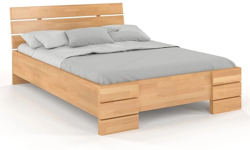 Pat matrimonial 160 cm Lorenskog High (fag). Promo -27%. 800250