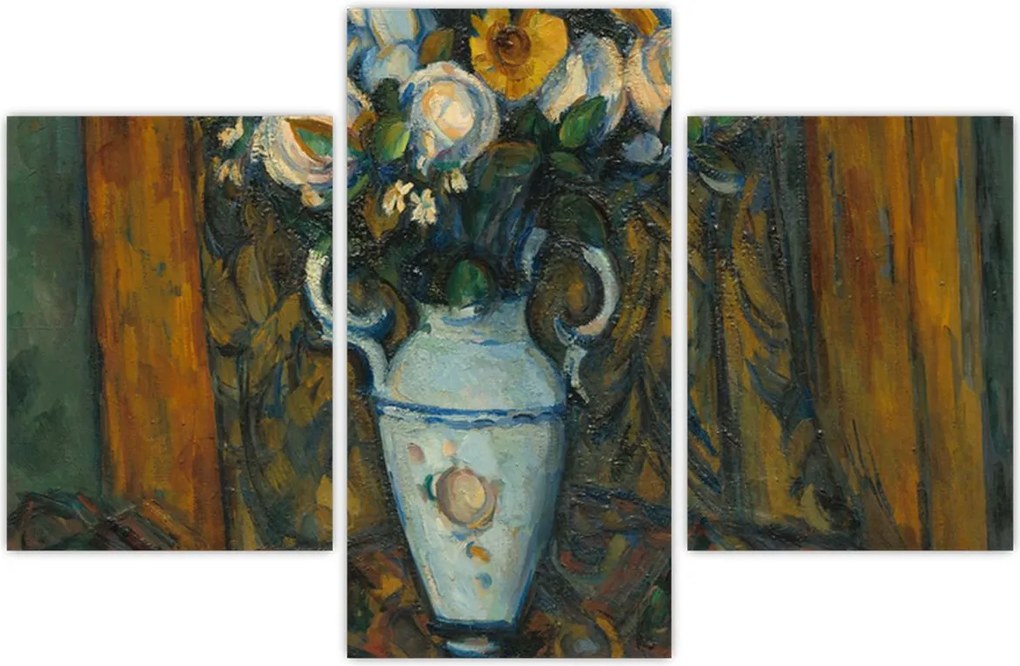 Tablou - Paul Cézanne, Vase of Flowers, reproducere (90x60 cm)