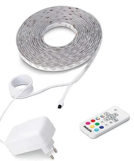 Philips MYLIVING LIGHTSTRIPS 5m RGB LED 17W, stmívatelný pásek 70102/31/P6