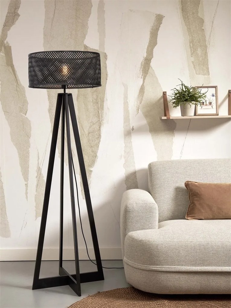Lampadar eco din bambus Java 4-legs bl/50x22, bl