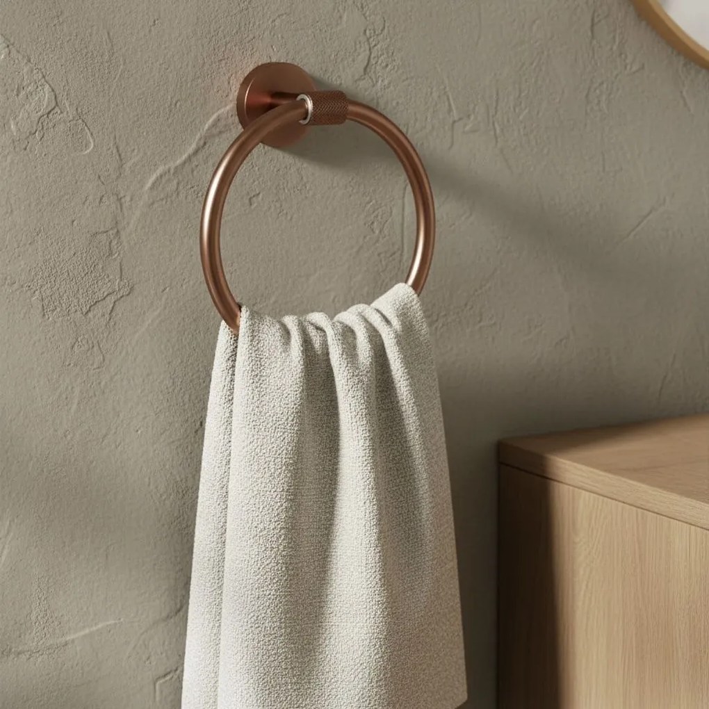 Cuier de baie Ring 5710 Galo Brush Copper